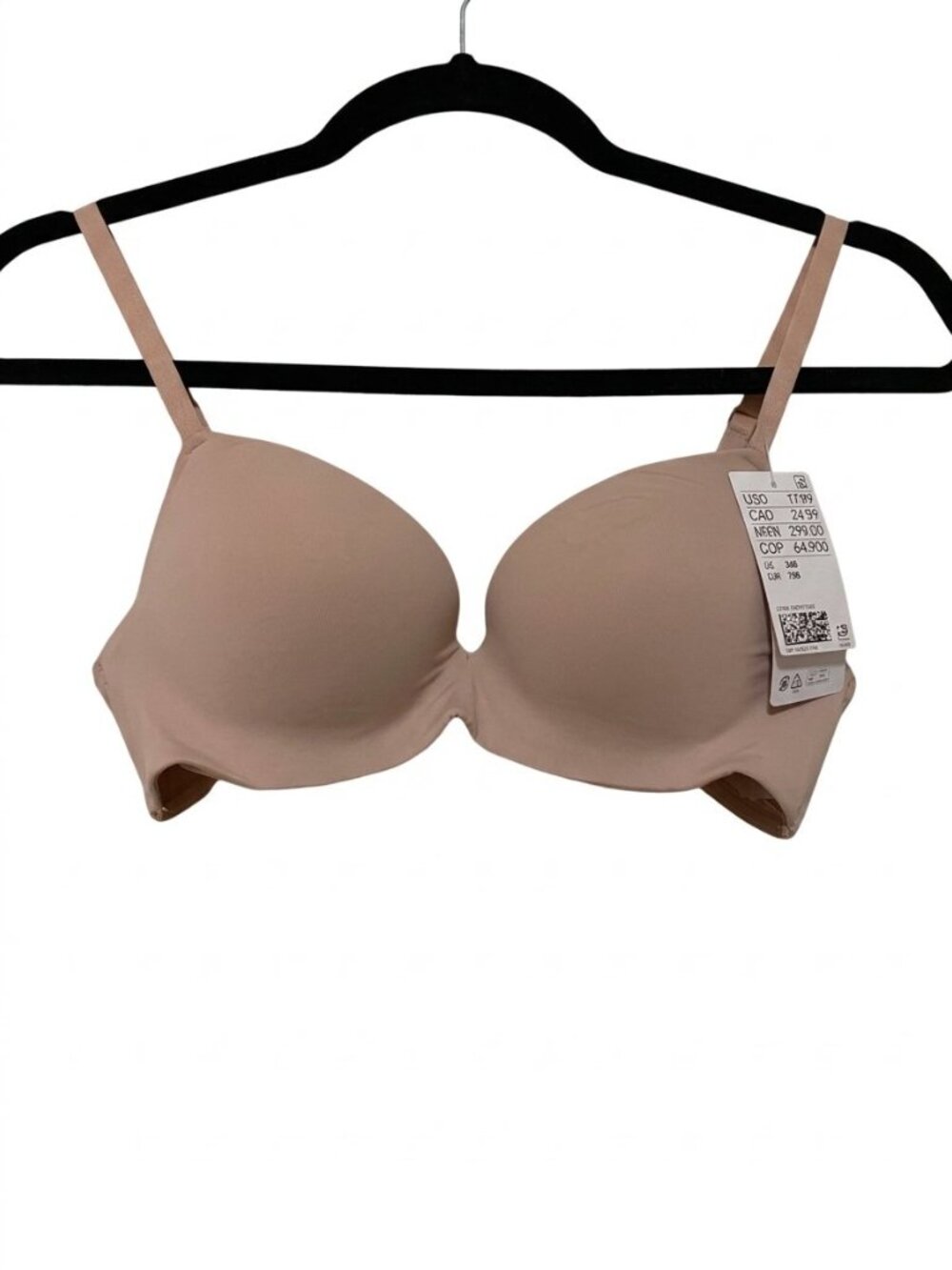 H&M Microfiber Push-Up T-Shirt Bra in 34B